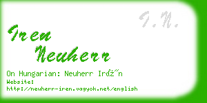 iren neuherr business card